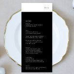 Simple y moderno menú de Boda monograma de banda n<br><div class="desc">menú delgado para coincidir con la colección *si desea más opciones de papel este diseño se puede transferir a un programa delgado *o para más ayuda póngase en contacto conmigo</div>