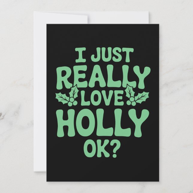 Simplemente amo mucho a Holly, OK Navidad Xmas Vac (Anverso)
