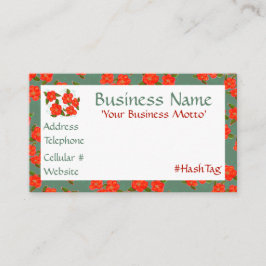 Simplemente asombrosa tarjeta de presentación de d