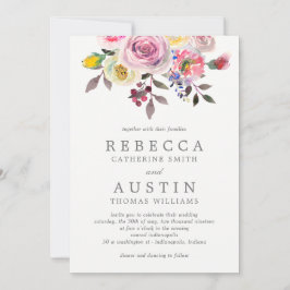 Simplemente Bonito Invitación a la boda floral