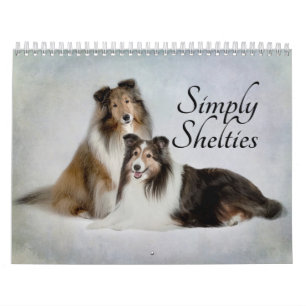 Simplemente calendario de Shelties