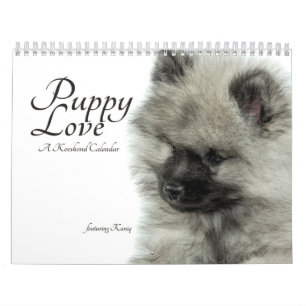 Simplemente calendario del perrito del Keeshond