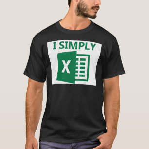 Simplemente camiseta clásica de Excel