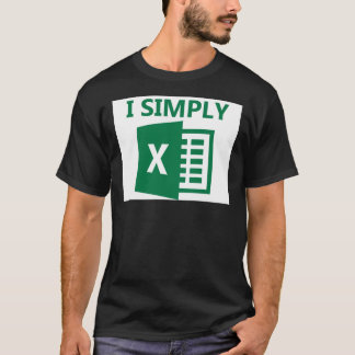 Simplemente camiseta clásica de Excel