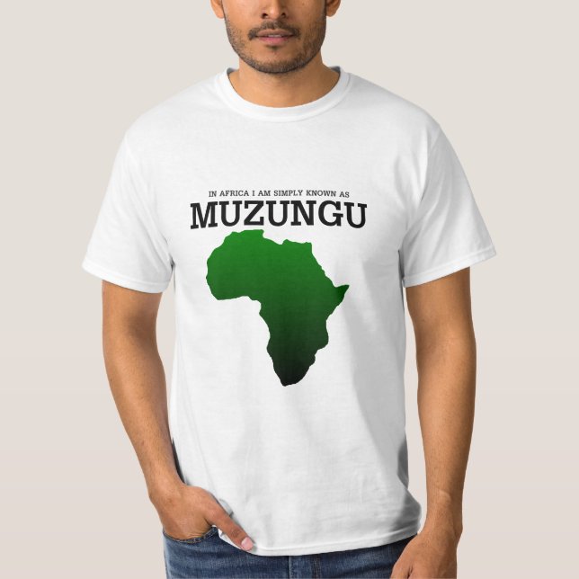 simplemente camiseta del muzungu (Anverso)