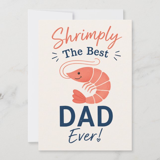 ¡Simplemente el mejor papá del mundo! Tarjeta plan (Anverso)