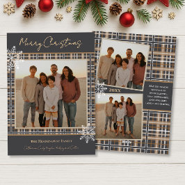 Simplemente elegante gris taupe cuadros de Navidad