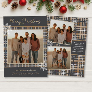 Simplemente elegante gris taupe cuadros de Navidad