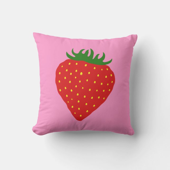 Simplemente fresa personalizado lanzar almohada (Anverso)