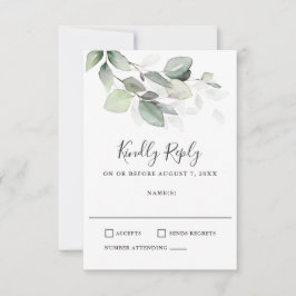 Simplemente hermosa boda RSVP