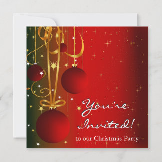 Simplemente invitación para vacaciones cuadradas