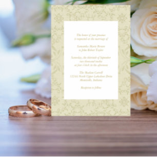 Simplemente invitaciones de boda de Moda