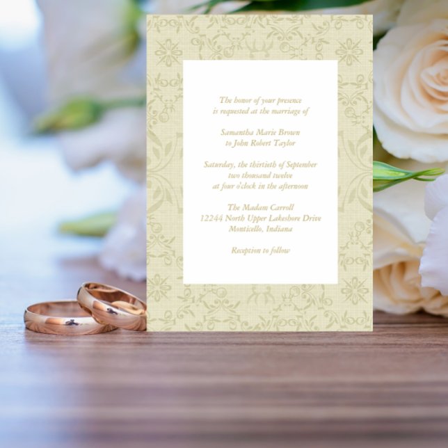 Simplemente invitaciones de boda de Moda (Subido por el creador)