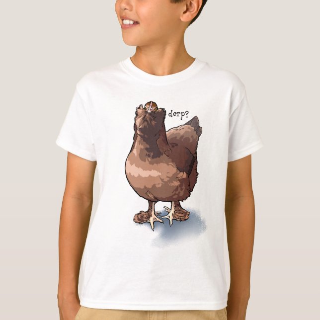 Simplemente la camiseta del niño de Derp (Anverso)
