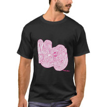 Simplemente Mazes "Hey" Maze Camiseta Negra