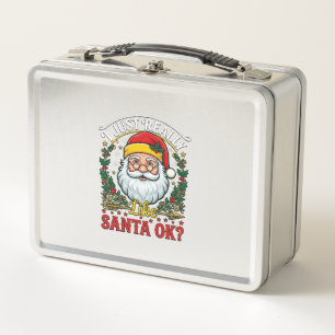 Simplemente Me Gusta Santa Ok Navidad Claus Acebo 