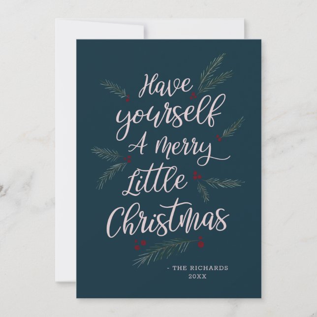 Simplemente Pino Que Tengas una Feliz Navidad (Anverso)