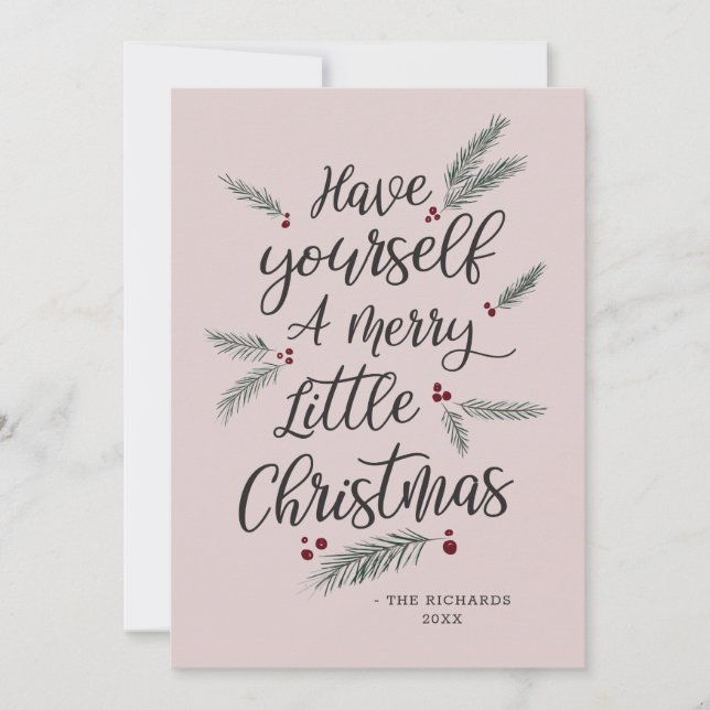 Simplemente Pino Que Tengas una Feliz Navidad (Anverso)