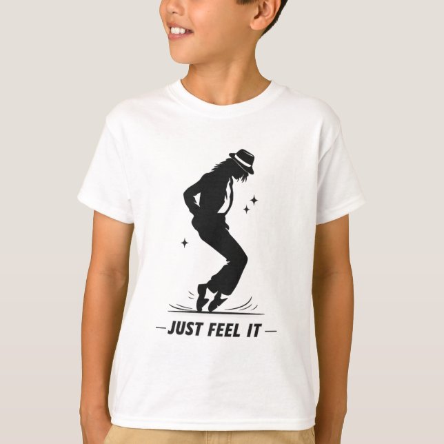 Simplemente Siéntelo Camiseta Infantil de Baile (Anverso)