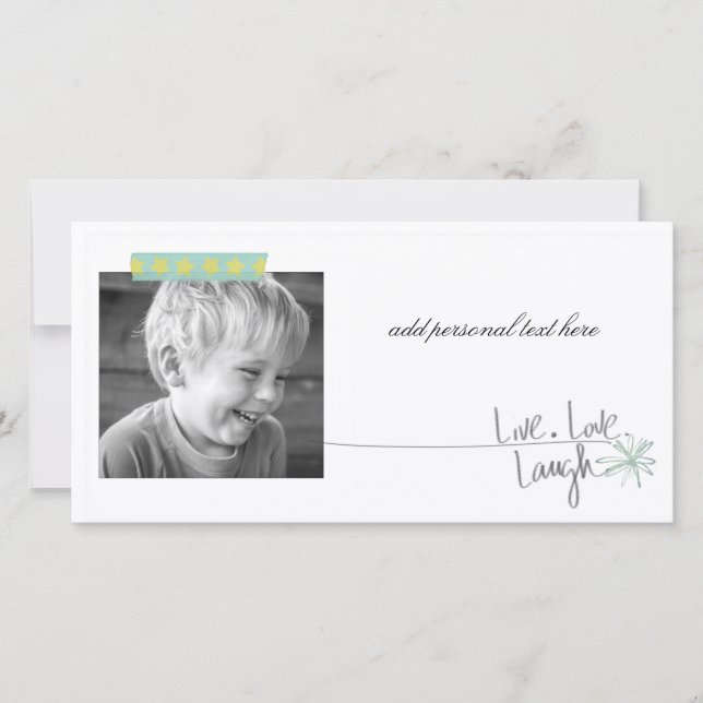 simples tarjetas fotográficas diarias (Anverso)