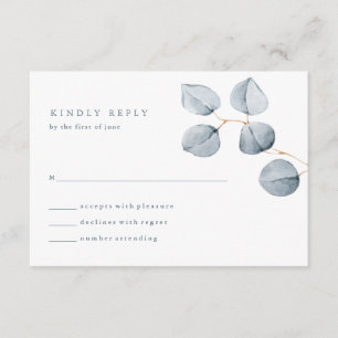 Simplicidad de Eucalyptus Respuesta del boda