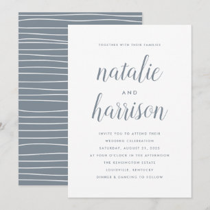 Simplicidad Invitación a la boda