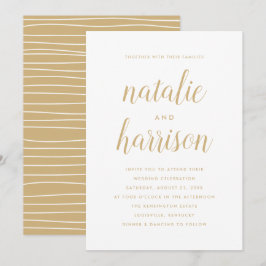 Simplicidad | Invitación de Boda