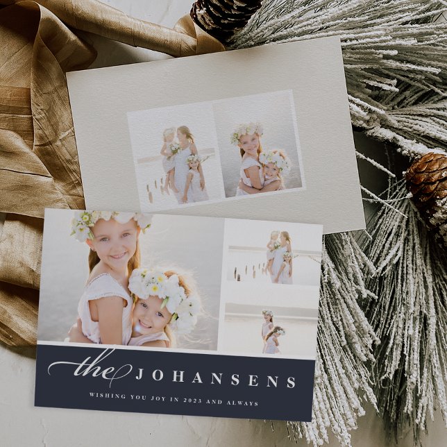 Simplicidad | Tarjeta de Collage de fotos de vacac (Subido por el creador)