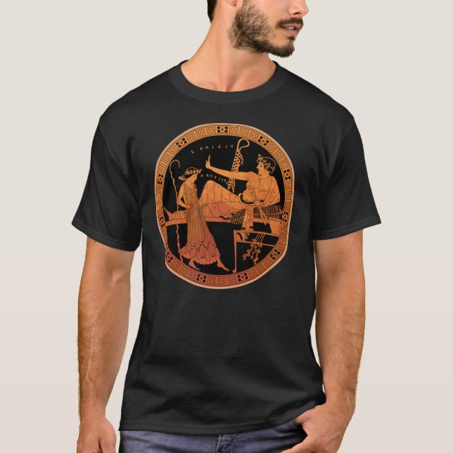 Simposio - Antigua camiseta clásica griega (Anverso)