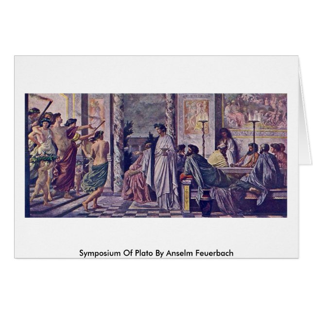 Simposio de Platón de Anselm Feuerbach (Anverso (Horizontal))