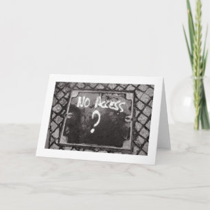 ¿SIN ACCESO? Tarjeta