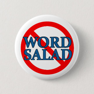Sin botón de ensalada de palabras