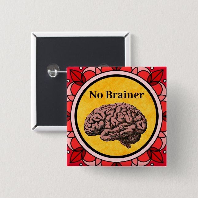 Sin botón del cerebro (Anverso y reverso)