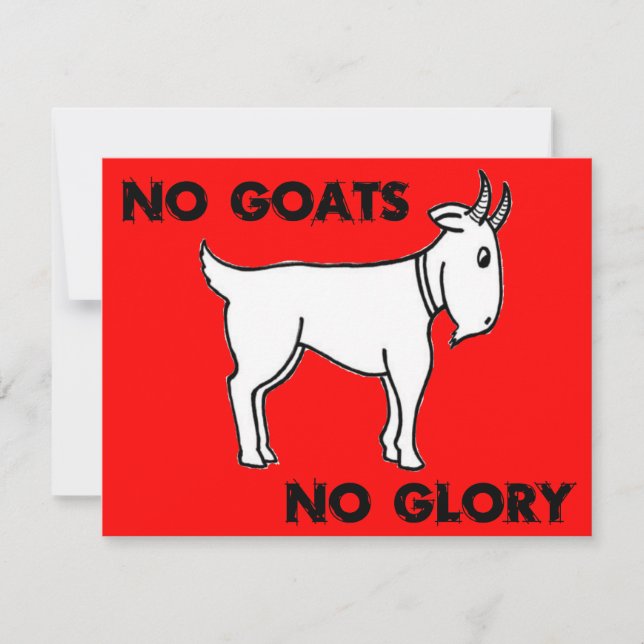 Sin cabras sin gloria (Anverso)