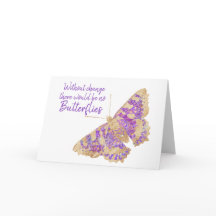 Sin cambios No habría una tarjeta de mariposas
