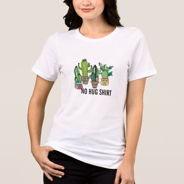 sin camisa de abrazo diseño divertido de espina ca (Anverso)
