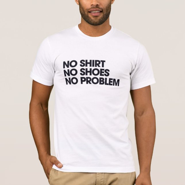 Sin Camisa Sin Zapatos No Hay Problema (Anverso)
