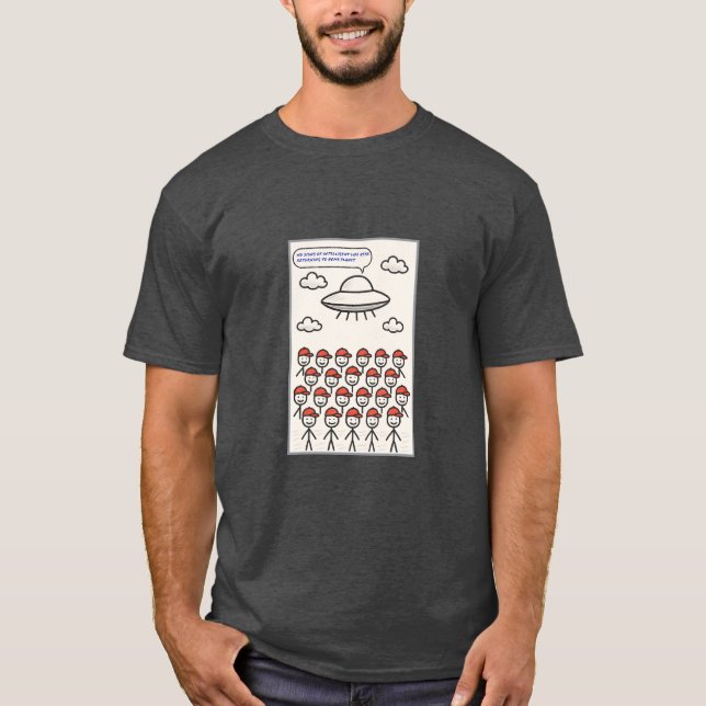 Sin camiseta de la vida inteligente (Anverso)