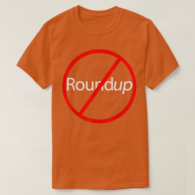 Sin camiseta de Roundup (Diseño del anverso)