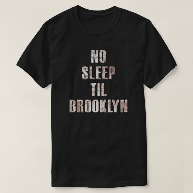 Sin camiseta esencial de Brooklyn (Diseño del anverso)