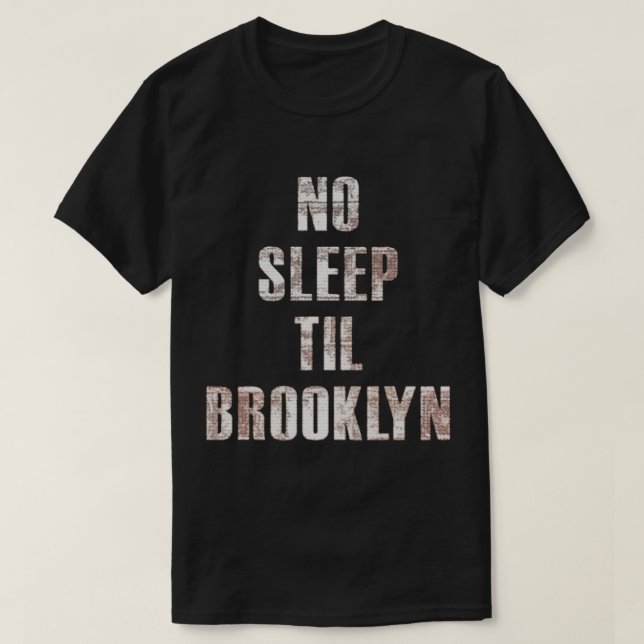 Sin camiseta esencial de Brooklyn (Diseño del anverso)