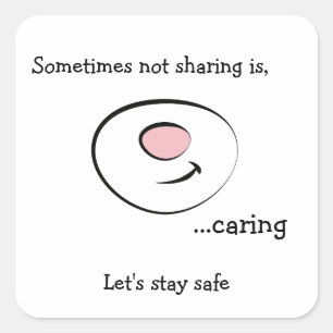 Sin compartir, mantén a salvo a los Pegatinas de c