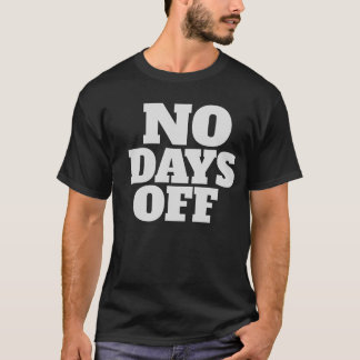 Sin días libres de camiseta sin mangas