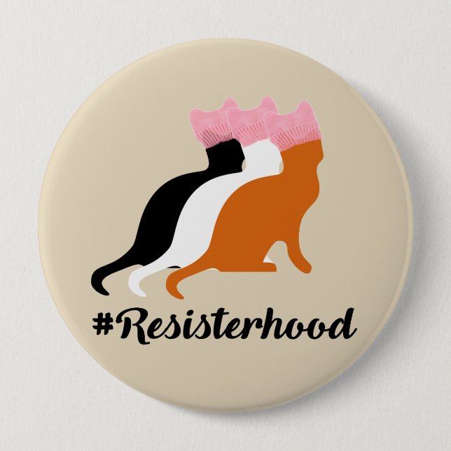 Sin embargo ella persistió botón de Resisterhood (Anverso)