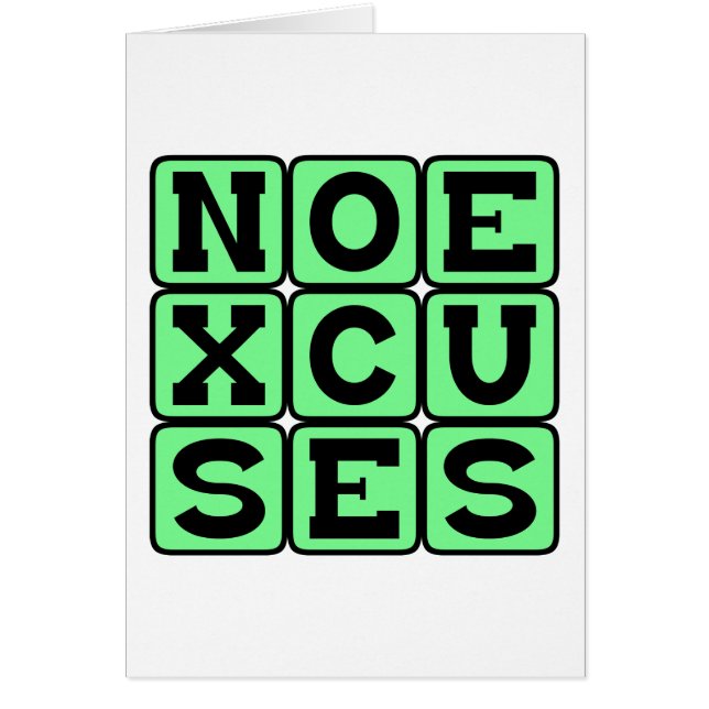 Sin Excusas, Meme de Internet (Frente)