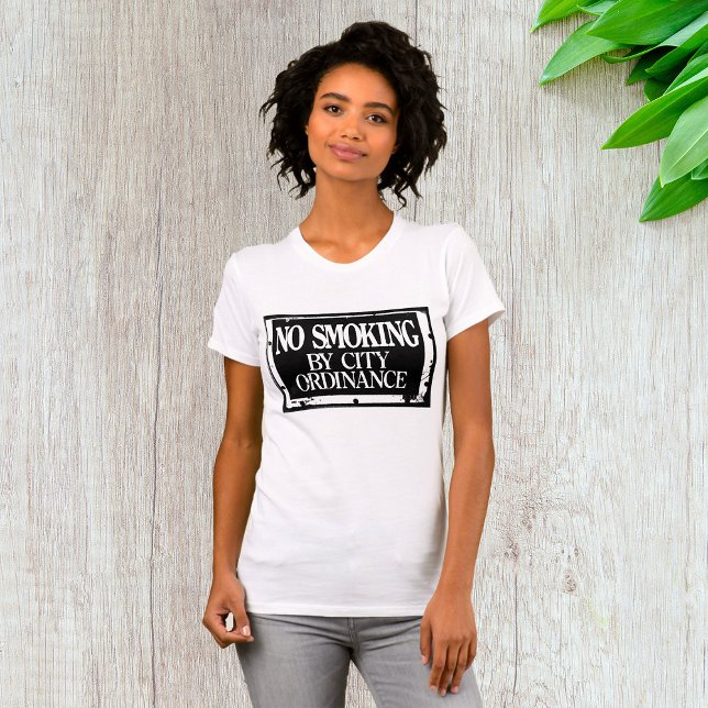 Sin Fumar Por Ordenanza De La Ciudad Camisetas De  (Subido por el creador)
