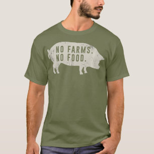Sin granjas sin camisetas de comida agricultura so