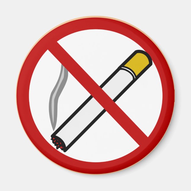 Sin imán para fumar (Frente)