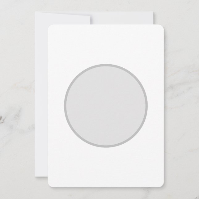 sin invitación de prueba de edición (Anverso)