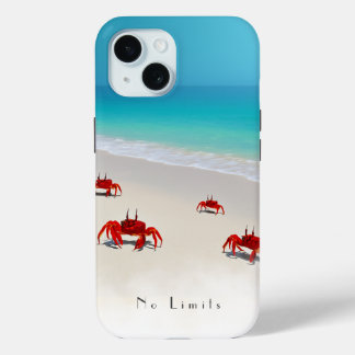 Sin límites — iPhone 15 Funda duro 4 cangrejos